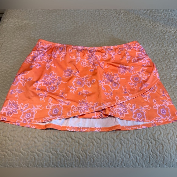 “CACIQUE” Faux Wrap Swim Skirt - Picture 4 of 11
